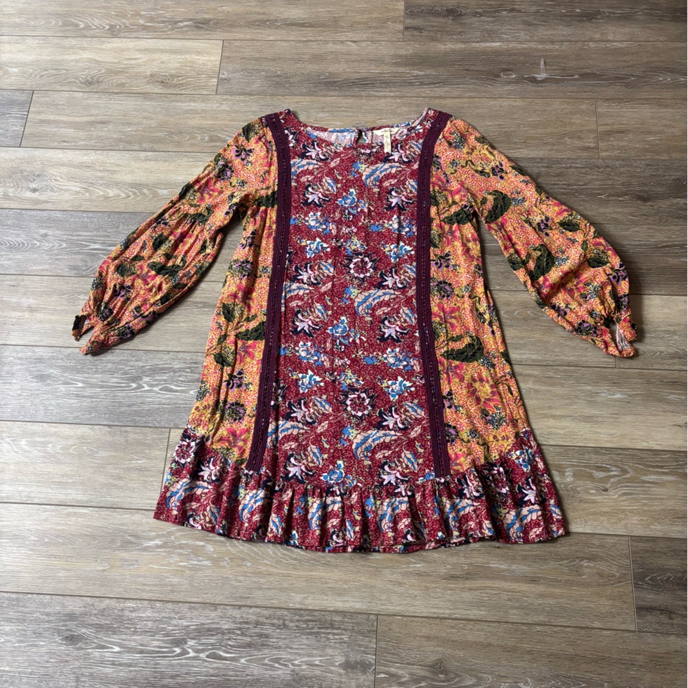 Matilda Jane Dress Sz M Choose Your Own Path Lovely Menagerie Boho Hippie